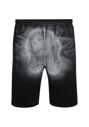 LA MASKARADE Miami graphic-print shorts - Black