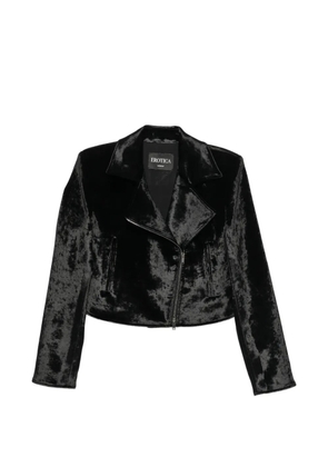 DONDUP zip-up biker jacket - Black