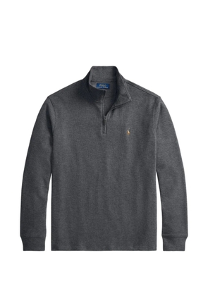 Polo Ralph Lauren Estate-Rib quarter-zip sweater - Grey