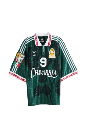 adidas x Willy Chavarria logo-print short-sleeve polo shirt - Green
