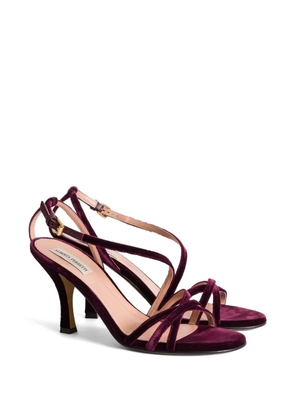 Alberta Ferretti strappy sandals - Purple