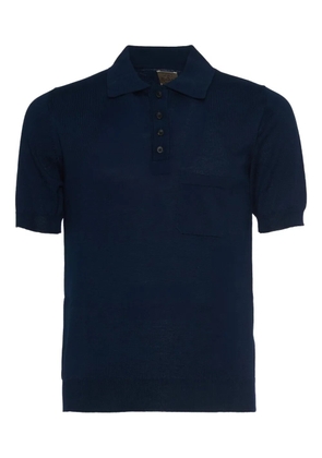 RAKKI patch-pocket polo shirt - Blue