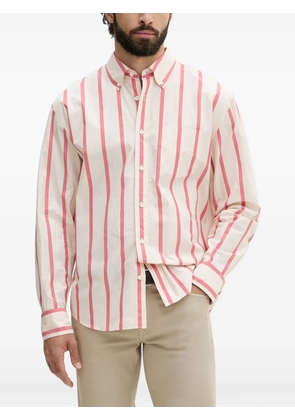 Gant vertical-stripe button-down shirt - Neutrals