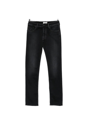 Jacob Cohën logo-patch slim-fit jeans - Black