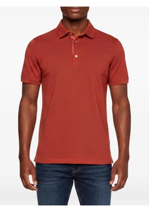 Loro Piana Pre-Owned piqué-knit short-sleeved polo shirt - Orange