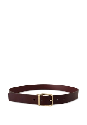 Dolce & Gabbana leather buckle belt - Brown