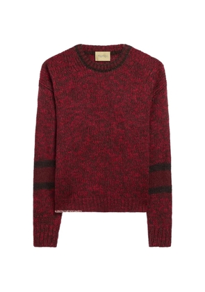 MOMONÌ Birki long-sleeve sweater - Red