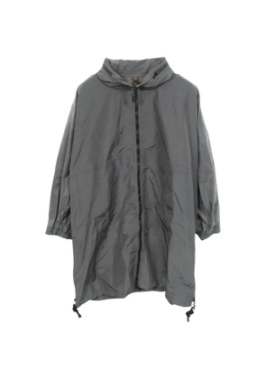 Louis Vuitton Pre-Owned 2010s Monogram side-zip raincoat - Grey