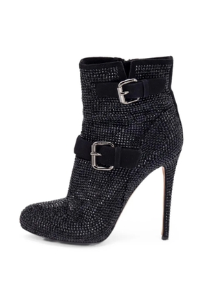 Le Silla embellished buckled ankle boots - Black