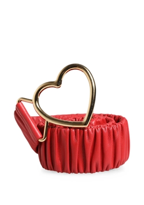 Dolce & Gabbana heart-buckle gathered belt