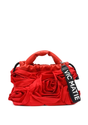 Vic Matie Roses shoulder bag - Red