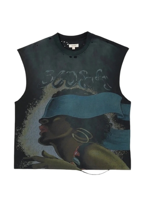 BLDG4 Monument graphic-print tank top - Black