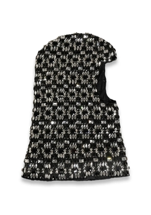 Dolce & Gabbana bead-embellished balaclava - Black