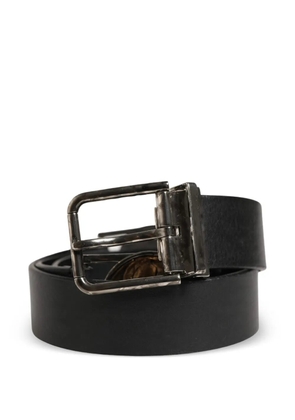 Dolce & Gabbana coin-embellished leather belt - Black