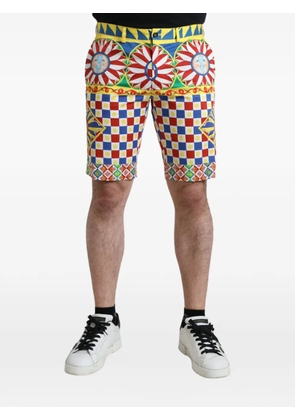 Dolce & Gabbana Carretto-print shorts - Red