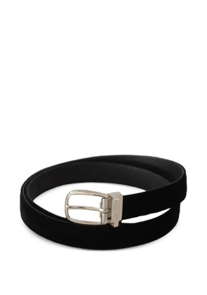 Dolce & Gabbana velvet buckle belt - Black