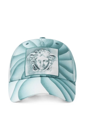Versace Medusa-print baseball cap - Blue