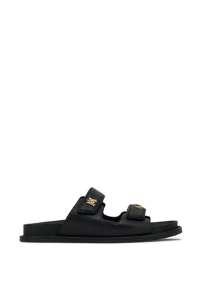AMIRI Boardwalk logo-plaque sandals - Black