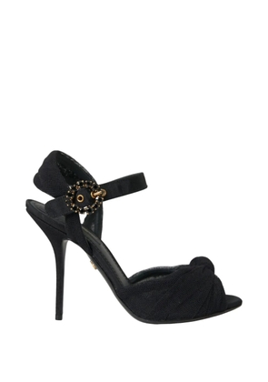Dolce & Gabbana knotted embellished sandals - Black