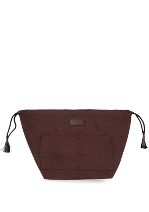 DRAGON DIFFUSION tassel-detail clutch bag - Brown