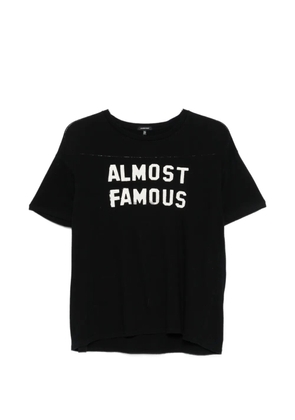 R13 Almost Famous distressed-effect T-shirt - Black