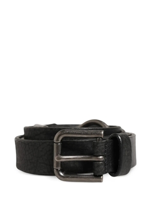 Dolce & Gabbana buckle-fastening leather belt - Black