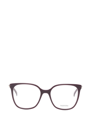 VALENTINO GARAVANI EYEWEAR VLogo square-frame glasses - Red