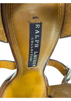 Ralph Lauren Vintage 2010s strappy platform sandals - Brown