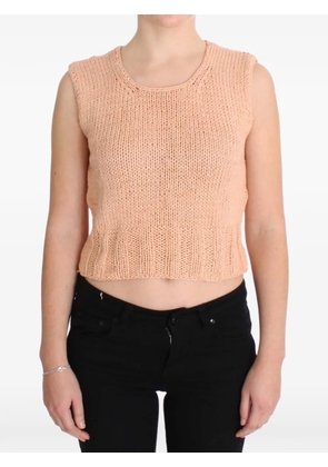 Pink Memories sleeveless knitted sweater