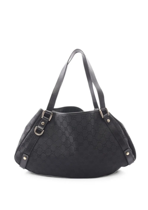 Gucci Pre-Owned 2000s Abbey GG canvas shoulder bag - Black
