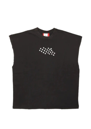 Nike Jordan stars cut-off T-shirt - Black