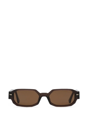 Ahlem Jules geometric-frame sunglasses - Brown