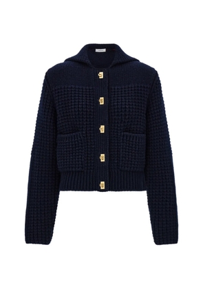 Ferragamo cardigan with Gancini buttons - Blue