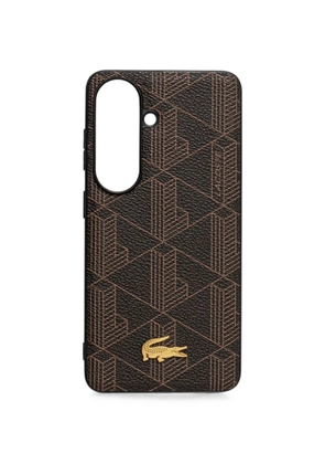 Lacoste logo-plaque Samsung Galaxy S26 case - Brown