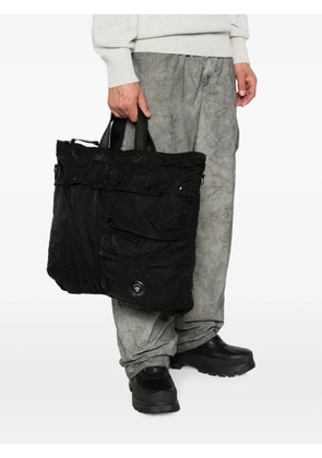 C.P. Company Lens-detail multi-pocket tote bag - Black