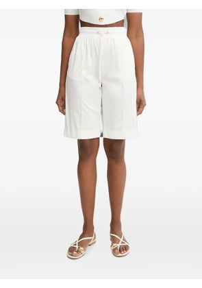 LIU JO logo-embroidered shorts - White