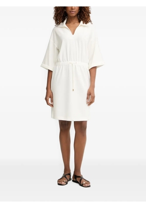 LIU JO logo-embroidered mini dress - White