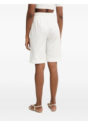 LIU JO logo-embroidered shorts - White