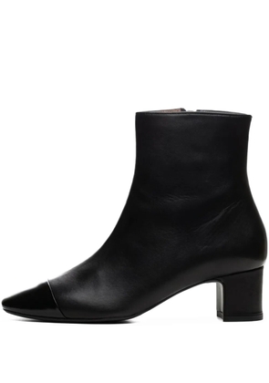 Poche Paris leather ankle boots - Black