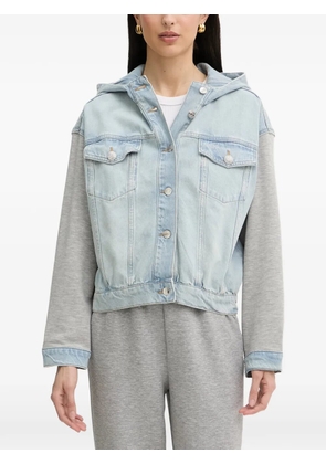 LIU JO hooded denim jacket - Blue