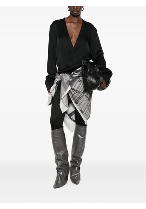Rick Owens Larry V-neck blouse - Black