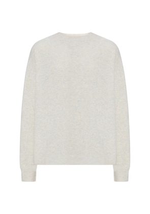 FEAR OF GOD ESSENTIALS Signature waffle-knit sweater - Neutrals
