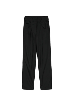 Brunello Cucinelli pleated elasticated-waist trousers - Black