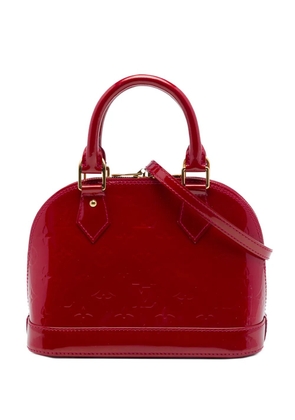 Louis Vuitton Pre-Owned 2013 Monogram Vernis Alma BB satchel - Red