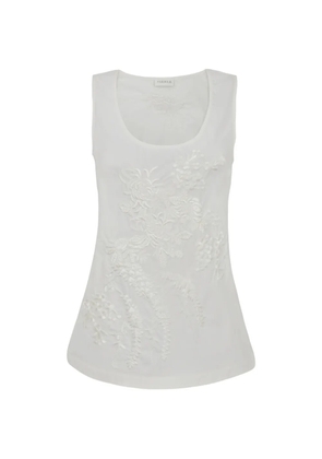 P.A.R.O.S.H. floral-embroidered blouse - White