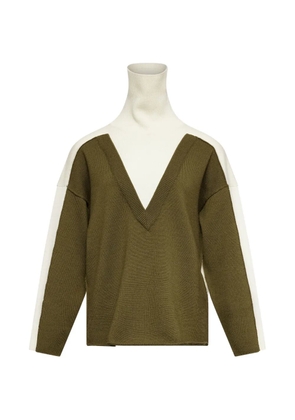 MM6 Maison Margiela colour-block roll-neck sweater - Neutrals