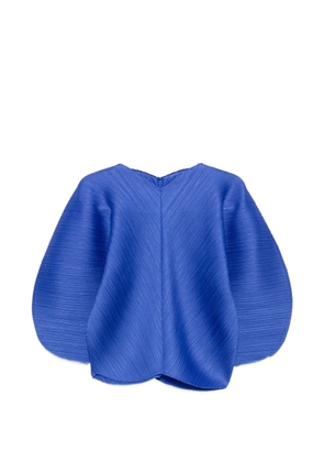 Pleats Please Issey Miyake Coast pleated top - Blue