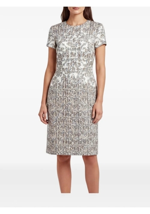 Brunello Cucinelli Dessna printed midi dress - White