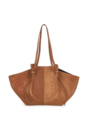 Yuzefi large Mochi leather tote bag - Brown