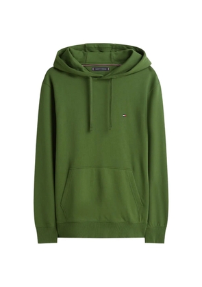 Tommy Hilfiger logo-patch hoodie - Green